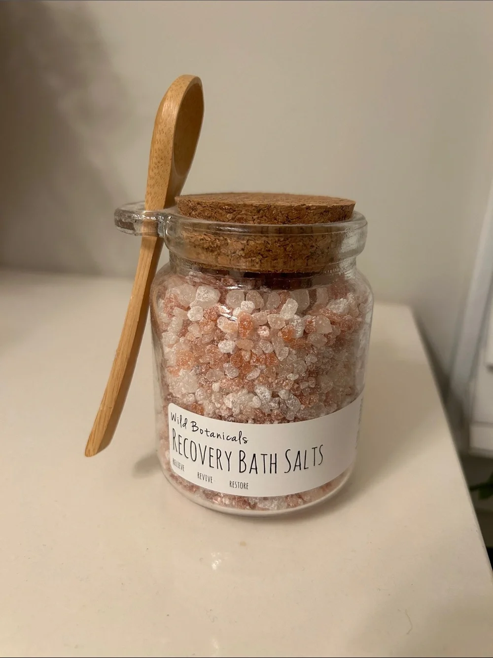 Wild Botanicals Recovery Bath Salts - Pink & White Himalayan Blend